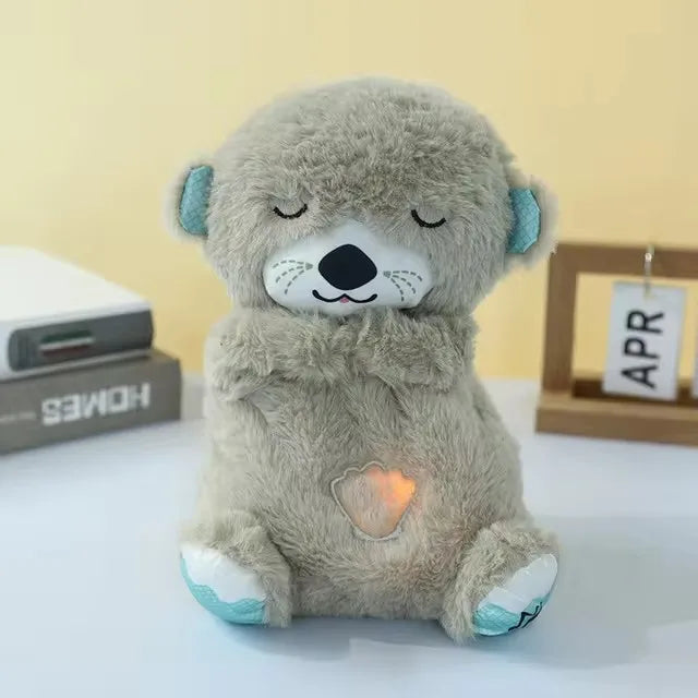 Baby Breathing Bear Plush Sleep Companion