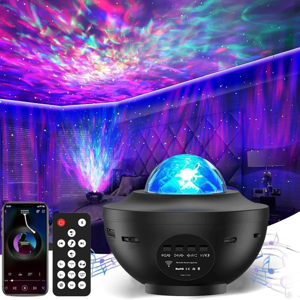 Colorful Starry Galaxy Projector Night Light