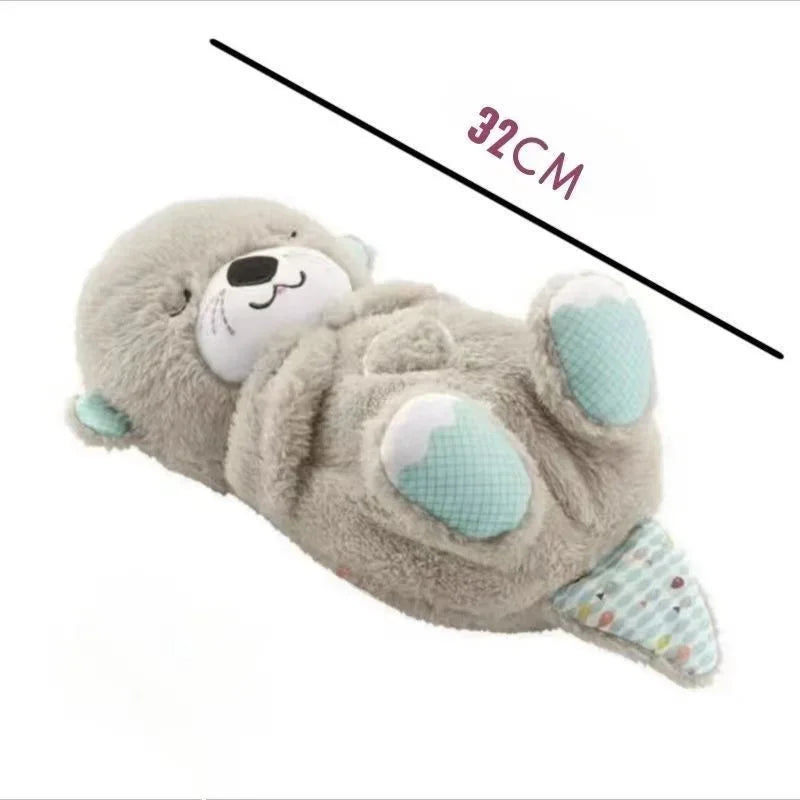 Baby Breath Soothing Otter Plush Toy