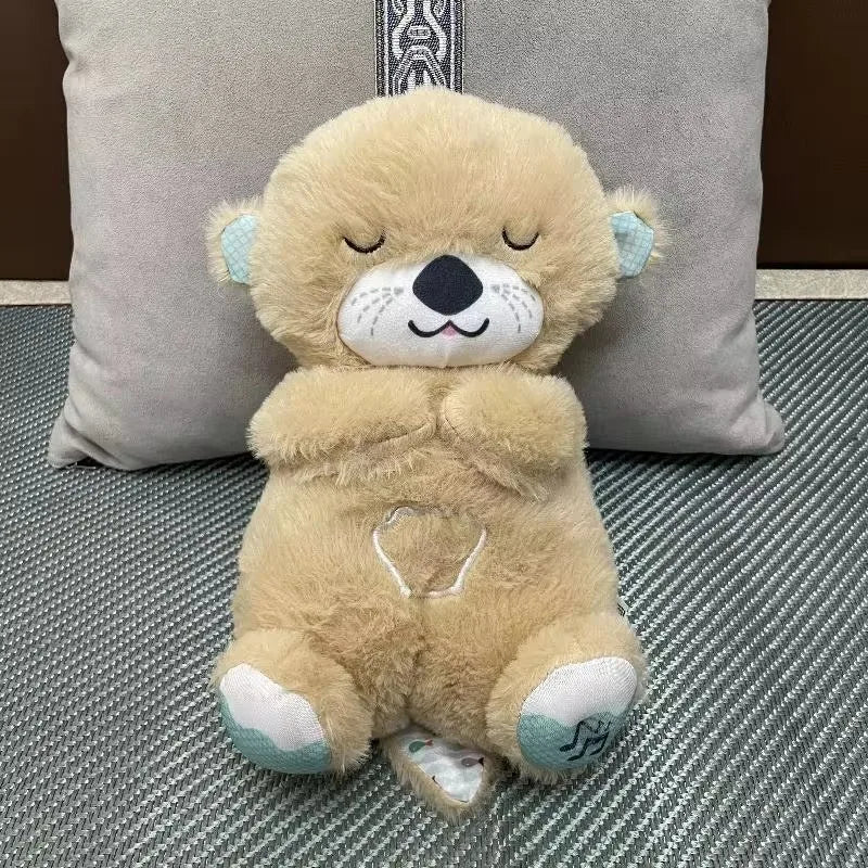 Baby Breathing Bear Plush Sleep Companion