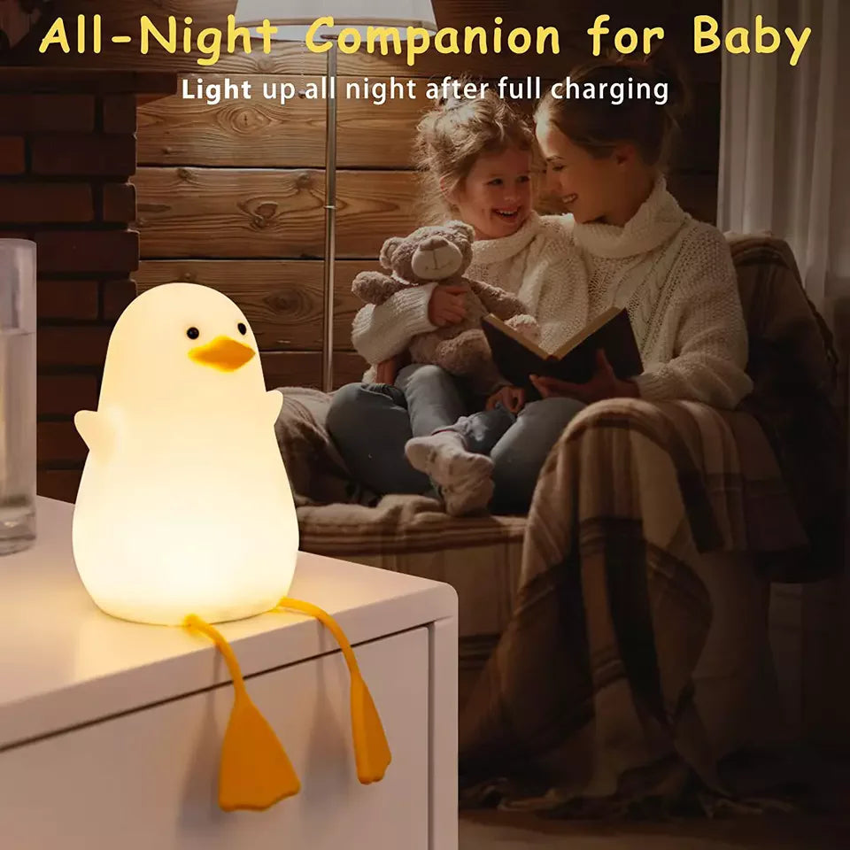 Creative Duck Silicone Night Light