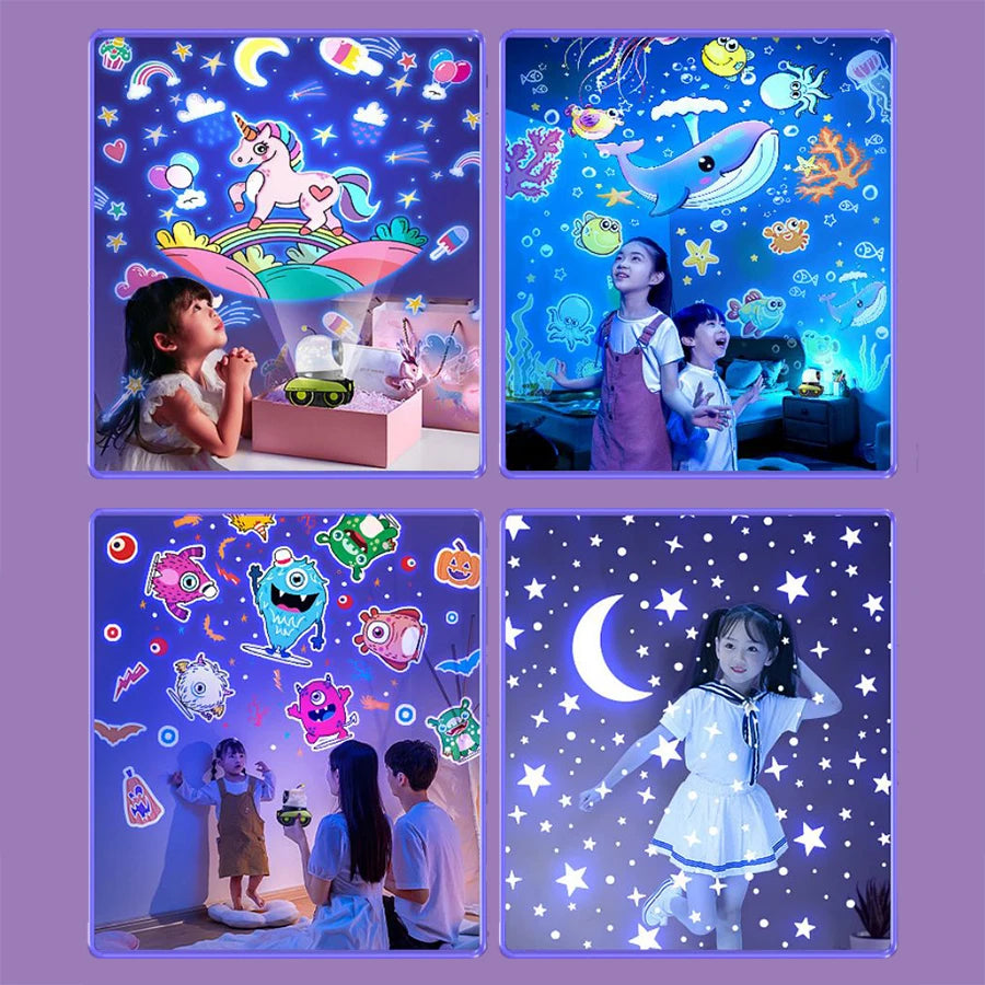 Starry Sky Robot Projector Lamp