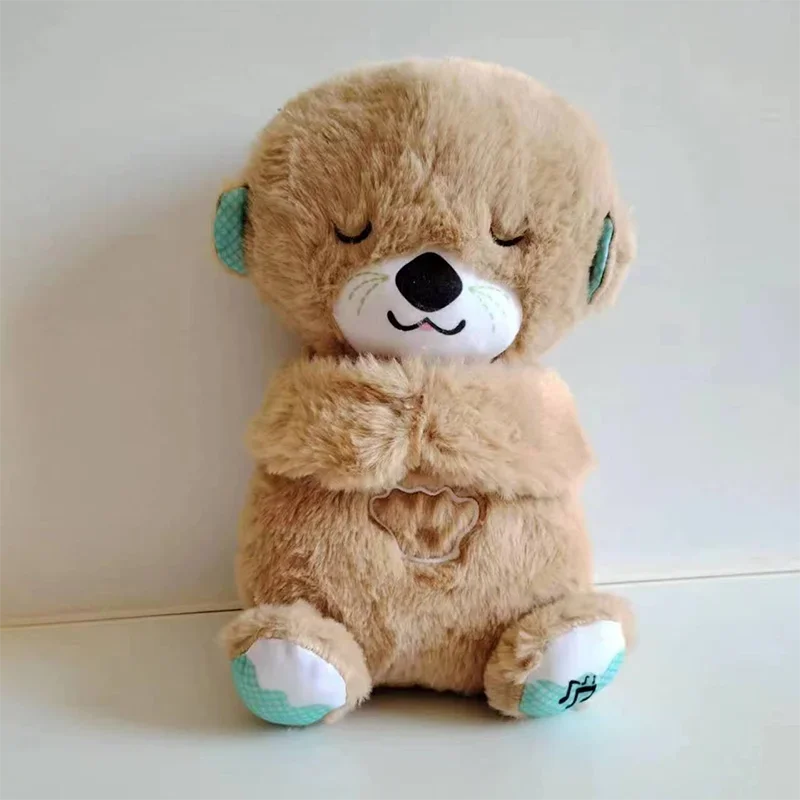 Baby Breath Soothing Otter Plush Toy