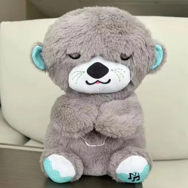 Baby Breathing Bear Plush Sleep Companion