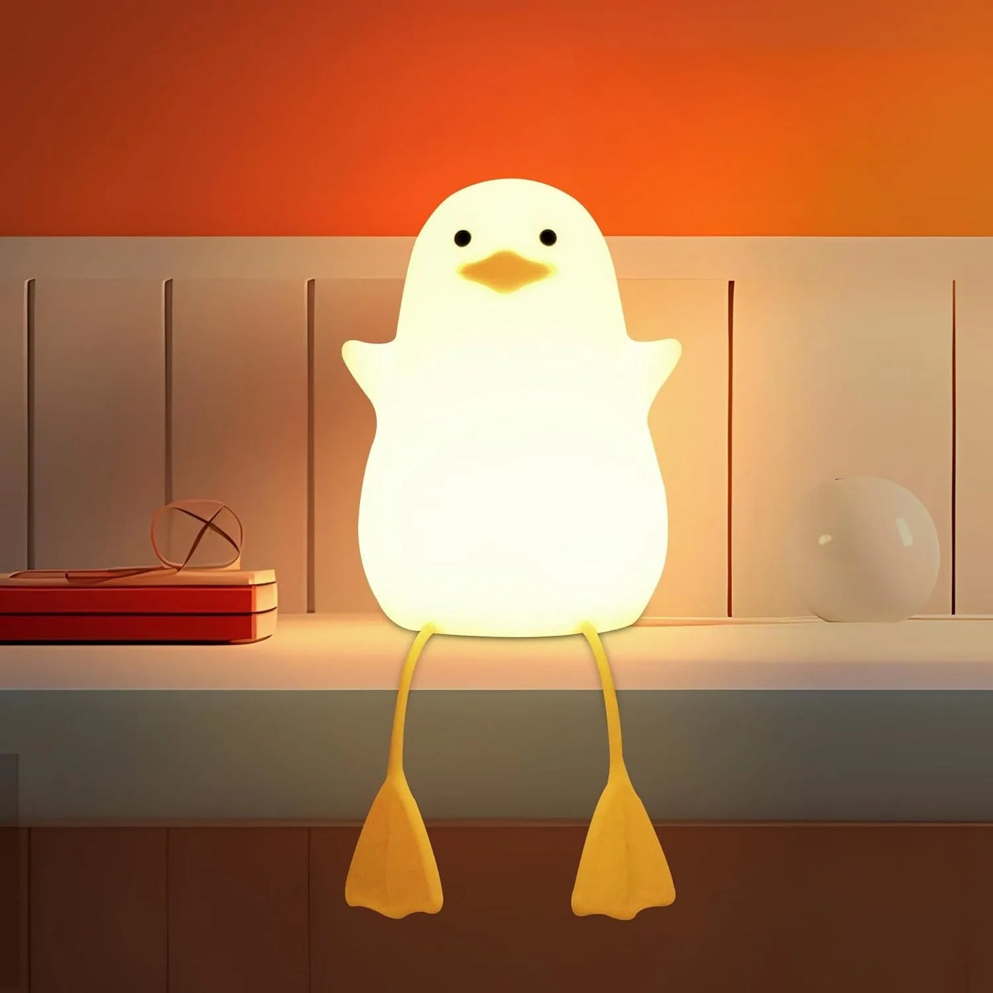 Creative Duck Silicone Night Light