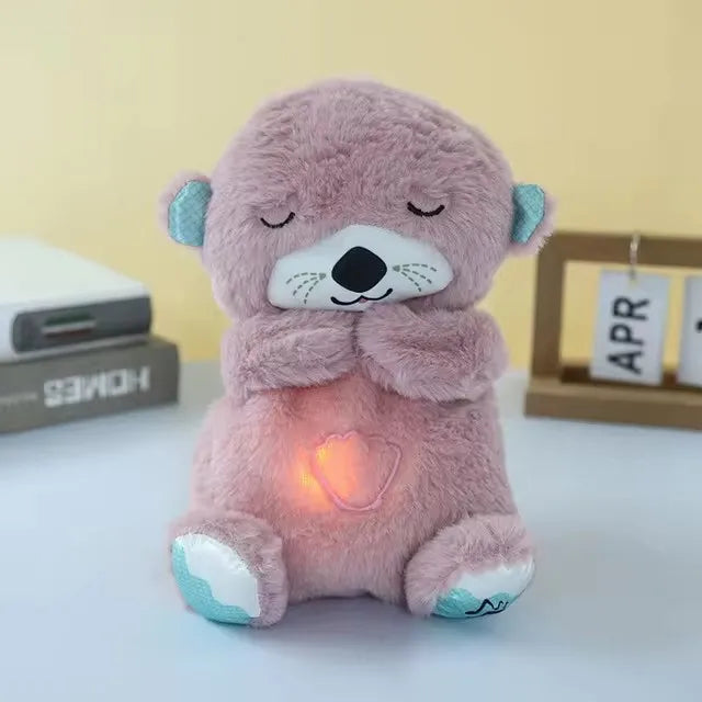 Baby Breathing Bear Plush Sleep Companion