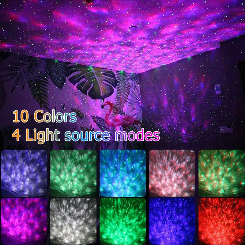 Colorful Starry Galaxy Projector Night Light