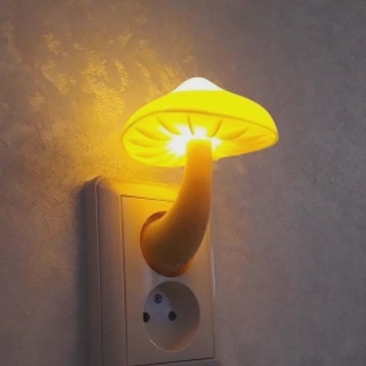 Mushroom LED Night Light with Sensor